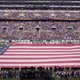 A giant American flag